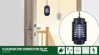 Fluginsekten Vernichter 50 qm Isokat Junior mit UVLicht von Gardigo [upl. by Eiramanit]