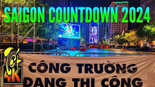 Saigon Countdown 2024 ở phố đi bộ Nguyễn Huệ Sài Gòn [upl. by Aciretnahs]