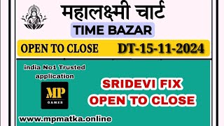 15112024 Time Bazar Today Satta Matka Result Time Bazar Chart Time Bazar jodi Time Bazar fix Otc [upl. by Esilanna]