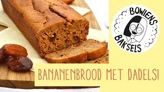 Bananenbrood met dadels [upl. by Aleafar674]