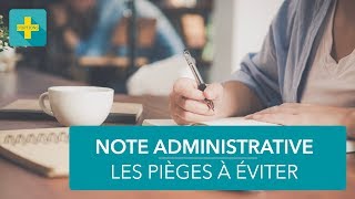 Concours  conseils pour la note administrative [upl. by Yllop]