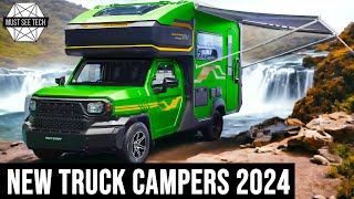 Best Truck Campers Making the News in 2024 Floorplans Interiors and Prices [upl. by Rhyner]