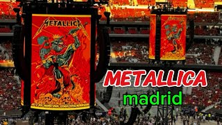 Concierto 🎵 de Metalica en Madrid [upl. by Aihsotan]