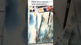 Atmospheric Abstract Watercolour Painting [upl. by Comras]