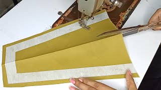 simple and easy daily use collar neck design cutting and stitching full tutorial [upl. by Hasty]