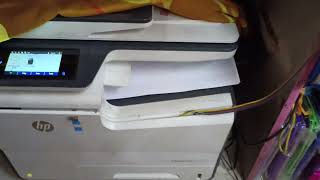 HP Pagewide pro MFP 577dw printer [upl. by Ivets921]