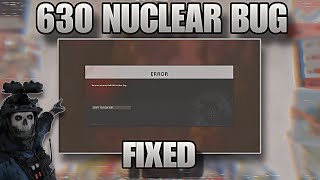 The FASTEST Way To Fix The Sail 630 Nuclear Bug In Call Of Duty Cold War [upl. by Jaye]