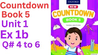 oxford countdown book class 5 Unit 1 Ex 1b  class 5 Unit 1 Ex 1b Q4 to 6 💯 solution ytacademy198 [upl. by Kinna]