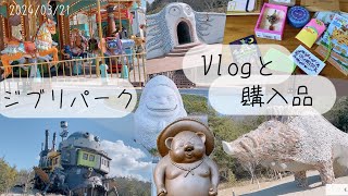 ジブリパークのVlogと購入品🗺️🎠 20240321 [upl. by Herrah552]