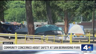 Why San Bernardino can’t do anything about the homeless at a park [upl. by Nnylaf]