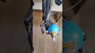 Ligamentbased Clone Hand V19 manipulating a ball [upl. by Anehsat]