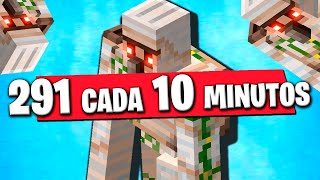 🌀 Como hacer una granja de hierro en Minecraft Bedrock 120 CUADRUPLE 2023 [upl. by Adelaida319]