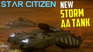 The NEW Tumbril Storm AA VS the A1 Bomber  Star Citizen IAE 2953 New Tank testing gameplay [upl. by Blaze]