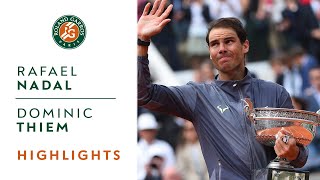 Rafael Nadal vs Dominic Thiem  Final Highlights  RolandGarros 2019 [upl. by Latsirc]