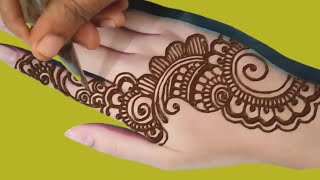 mehandi lagane ka tarika  Hath mein mehandi ka design  मेहंदी लगाने सिखाइए  Zeenaths world [upl. by Arondel]