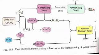 MANUFACTURING OF SODIUM CARBONATE SOLVAY PROCESS AND UREA FLOW SHEET DIAGRAMS [upl. by Meensat292]