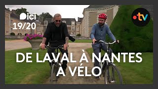 Cyclo tourisme  balade à vélo entre Laval et Nantes [upl. by Acireh568]