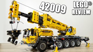 LEGO 42009 Review  LEGO Technic Mobile Crane MK II  Review 42009  LEGO 2013 Cranes [upl. by Nnylrats]