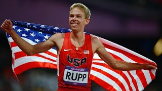 London 2012 Olympics Galen Rupp and Mo Farrah rule 10000m [upl. by Atnovart]