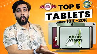 🔥 Top 5 Best Tablets with Dolby Atmos amp LTE under ₹20000 Amazon amp Flipkart SALE [upl. by Cullin]