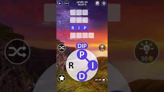 Wordscapes Uncrossed Level 20  Answers [upl. by Anaoj]