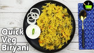 Veg Biryani In Cooker  Instant Biryani Recipe  Quick Veg Biryani Recipe Restaurant Style [upl. by Cynthia]