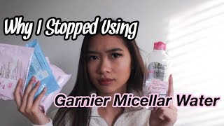 WHY I STOPPED USING GARNIER MICELLAR WATER  Grace Hoang [upl. by Lazaro]