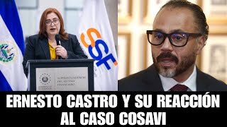 ERNESTO CASTRO REACCIONA A LA NUEVA RESERVA IMPUESTA EN EL CASO COSAVI LEVANTAN SOSPECHAS [upl. by Adnalro]