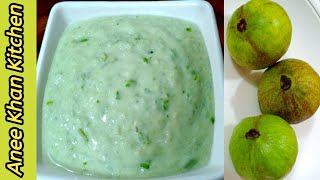 GUAVA CHATNEY Recipe by Anee Khan  AMROOD KI CHATNEY  Amrood Aor Dahi Ki Mazedar Chatney [upl. by Harms355]