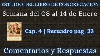 ESTUDIO DE LIBRO DE CONGREGACIÓN ✅ SEMANA DEL 08 AL 14 DE ENERO [upl. by Siravat]