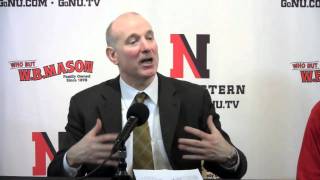 Northeastern Mens Basketball Press Conference • vs Towson • Feb 9 2011 [upl. by Jochbed]