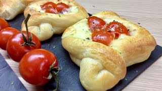 BRIOCHES CAPRESE POMODORO E MOZZARELLA SOFFICISSIME ricetta facile  TUTTI A TAVOLA [upl. by Labotsirc]