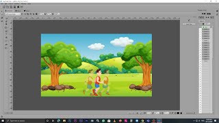 How to animate a boy walking in a ground with Tupi tube 2D desk l 2023 l Easy method [upl. by Ramedlav438]