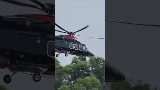 AW139 Take off aw139 helicopter helicoptertakeoff takeoff aviation flight [upl. by Atikel]