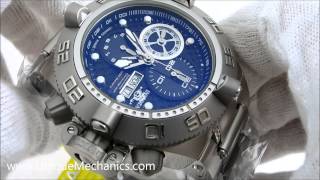 Invicta 6525 Valjoux 7750 Stainless Chronograph Limited Automatic Watch [upl. by Raskind113]