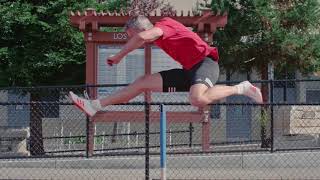 Hurdles super slow motion [upl. by Moore]