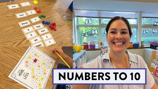 How to Teach Numbers 110 in Kindergarten and First Grade  Number Sense in 1st Grade [upl. by Soph]