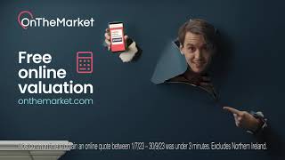 OnTheMarket  10 second TV advert 2024 [upl. by Ahseinat]