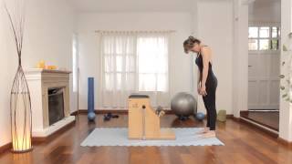 How to do exercises for improved posture on the Wunda Chair  Pilates Exercises 5 [upl. by Chic]