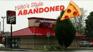 Abandoned 1980s style PIZZA HUT Plus Old Movie theater needs support Gresham Oregon [upl. by Assyral]