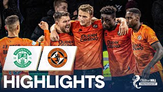 Hibernian 11 Dundee United  Late Penalty Extends Hibs Winless Run  William Hill Premiership [upl. by Ayala]