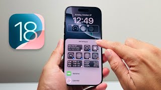 iOS 18 How To Add Widget To Lock Screen [upl. by Parke]