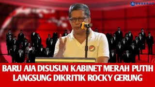 Rocky Gerung Kritik Abis Kabinet Prabowo  Di Forum Tanah Air [upl. by Hagen]