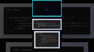 HTML Preloader html css tailwindcss javascript coding programming webdesign developer js [upl. by Zorana652]