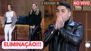 A FAZENDA 15  ELIMINAÇÃO AO VIVO SURPREENDE PEÕES E MUDA RUMOS DO JOGO NO REALITY RURAL [upl. by Alleinad]