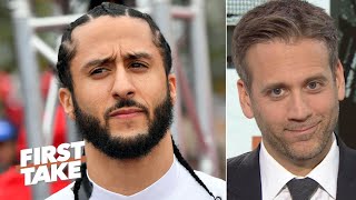 The NFL tried to get Colin Kaepernick to sign away his rights – Max Kellerman  First Take [upl. by Cordeelia]