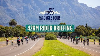 42km Cape Town Cycle Tour Rider Brief 2024 [upl. by Argent]