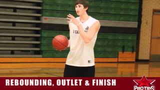 Basketball Drills How to Rebound make the Outlet Pass amp Finish with Gordon Hayward [upl. by Staley]