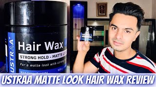 Ustraa Strong Hold Matt Look Hair Wax Review  Worth Buying [upl. by Nepets]