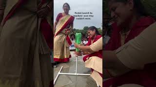 Water Rocket launch by government school teachers at Capital High School Unit3 Bhubaneswar [upl. by Marlene744]